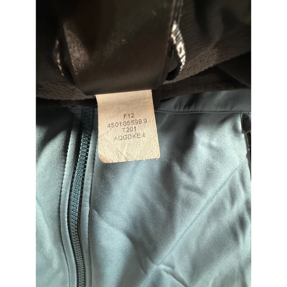 Boys North Face Soft Shell Jacket Size XL (18-20) Black Grayish Blue - Picture 13 of 16
